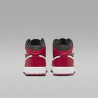 Nike Air Jordan 1 Mid Big детские Кроссовки цвет черный