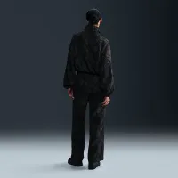 Nike Sportswear Collection женская оверсайз Jacquard Track Куртка цвет черный
