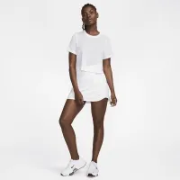 Nike One Classic Breathe женская Dri-FIT Short-Sleeve Top цвет белый
