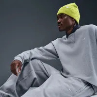 Nike Solo Swoosh чоловічі Cuffed Fleece Pants колір сірий