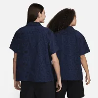 Nike SB Print Bowler Short-Sleeve Button-Up Skate Shirt блакитний