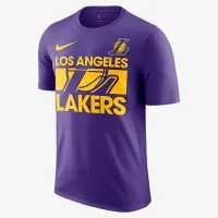 Los Angeles Lakers Courtside чоловічі Nike NBA футболка колір фіолетовий