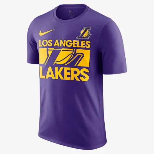 Los Angeles Lakers Courtside чоловічі Nike NBA футболка колір фіолетовий