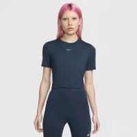 Nike Sportswear Essential жіноча Slim Cropped футболка блакитний