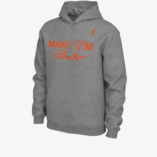 WNBA Nike Pullover Толстовка з капюшоном колір сірий