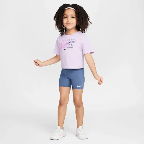 Nike Dri-FIT Swoosh Motion Toddler 2-Piece Bike шорты набор синий