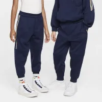 Nike Dri-FIT Sportswear Club Little детские Poly Pullover and Pants набор синий