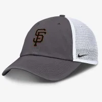 San Francisco Giants Club чоловічі Nike MLB Trucker Adjustable Hat колір сірий