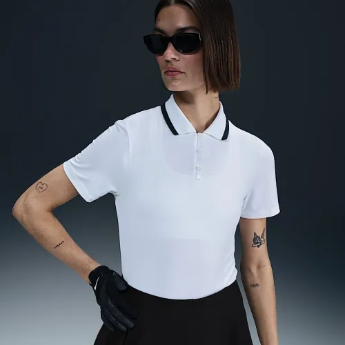 Nike Tour женская Dri-FIT Short-Sleeve для гольфа Polo цвет белый
