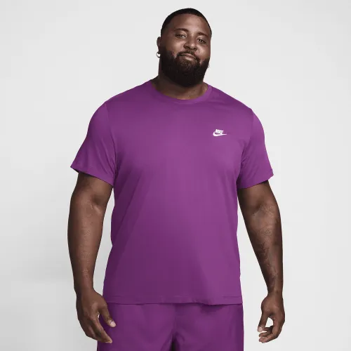 Nike Sportswear Club чоловічі футболка колір фіолетовий