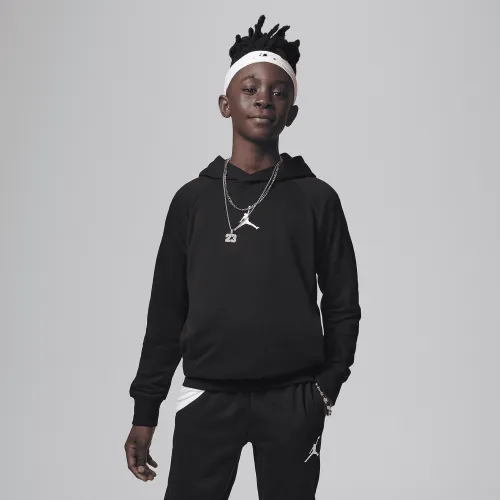 Nike Jordan Sport Crossover Pullover Big Kids Dri-FIT Толстовка с капюшоном цвет черный