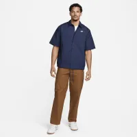 Nike Club чоловічі Short-Sleeve Oxford Button-Up Shirt блакитний