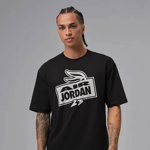 Nike Jordan AJ8 мужские футболка цвет черный