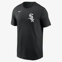 Chicago колір білий Sox Fuse Wordmark чоловічі Nike MLB футболка колір чорний