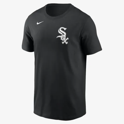 Chicago колір білий Sox Fuse Wordmark чоловічі Nike MLB футболка колір чорний