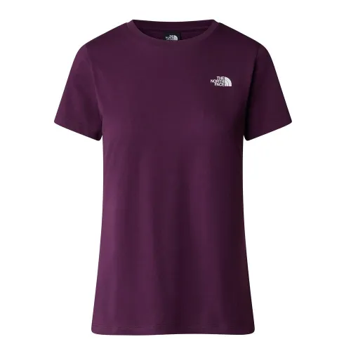 Футболка The North Face Simple Dome 0A87NHV6V1 - фиолетовая