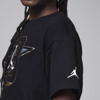 Nike Jordan Jumpman Shine Tee Big Kids футболка колір чорний