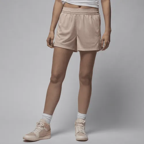 Nike Jordan Sport жіноча Mesh шорти колір коричневий