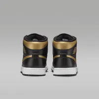 Nike Air Jordan 1 Mid чоловічі Кросівки колір чорний
