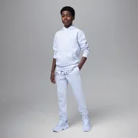 Nike Jordan MJ Brooklyn Big дитячі Fleece Pullover Толстовка з капюшоном колір сірий