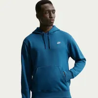 Nike Club чоловічі Pullover Fleece Толстовка з капюшоном блакитний