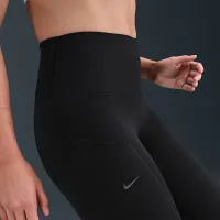 Nike Go жіноча З високою талією 7/8 лосіни з кишенямиколір чорний