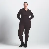 NikeSKIMS Weightless Layers женская С высокой Талией V-Panel лосины цвет коричневый