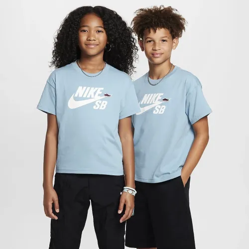Nike SB Big дитячі футболка блакитний