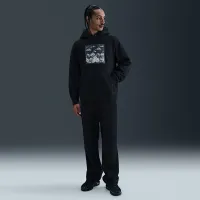 Nike Solo Swoosh чоловічі Pullover Fleece Толстовка з капюшоном колір чорний