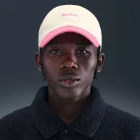 Nike Club Unstructuколір червоний JDI Cap колір білий