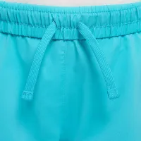 Nike One Big дитячі (Girls') Dri-FIT З високою талією Woven тренувальні шорти колір зелений