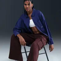 Nike Sportswear Phoenix Fleece жіноча Cargo Sweatpants колір червоний
