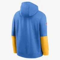 Los Angeles Chargers Sideline Team Issue Club мужские Nike NFL Pullover Толстовка с капюшоном синий