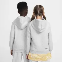 Nike Standard Issue Big детские Dri-FIT Fleece баскетбольные Толстовка с капюшоном цвет серый
