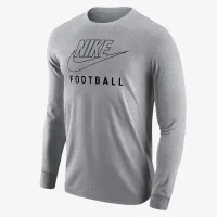 Nike Swoosh мужские Football Long-Sleeve футболка цвет серый