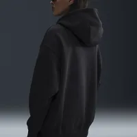 Nike Sportswear Phoenix Fleece женская оверсайз Pullover Graphic Толстовка с капюшоном цвет черный