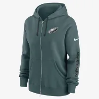 Philadelphia Eagles Phoenix жіноча Nike NFL Full-Zip Толстовка з капюшоном колір зелений