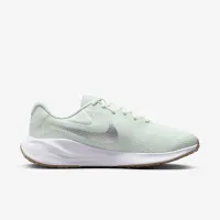 Nike Revolution 7 женская Road Running Кроссовки (Extra Wide) цвет зеленый