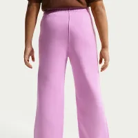 Nike Sportswear Club Fleece Girls' Wide-Leg Pants колір фіолетовий