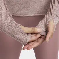 Nike Swift Element жіноча UV Protection 1/4-Zip Running Top колір фіолетовий