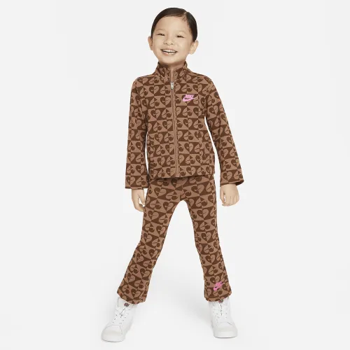 Nike Sweet Swoosh Toddler 2-Piece лосины набор цвет коричневый