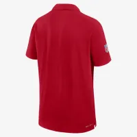 Kansas City Chiefs Sideline мужские Nike Dri-FIT NFL Polo цвет красный