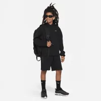 Nike Sportswear Tech Fleece Big дитячі (для хлопчиків) Pullover Толстовка з капюшоном колір чорний