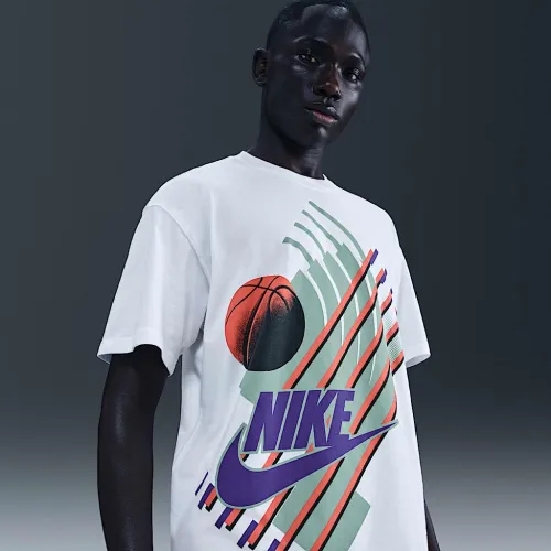 Nike чоловічі баскетбольні футболка колір білий