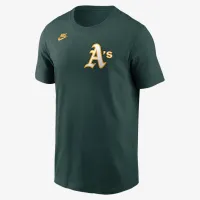 Reggie Jackson Athletics Cooperstown Fuse чоловічі Nike MLB футболка колір зелений