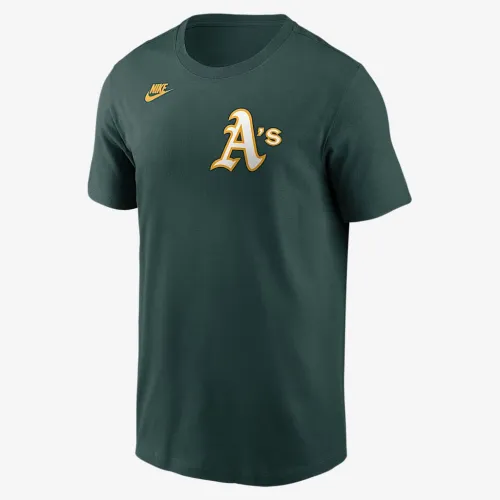 Reggie Jackson Athletics Cooperstown Fuse чоловічі Nike MLB футболка колір зелений