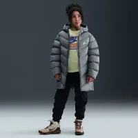 Nike Sportswear All Day Play Big дитячі Therma-FIT Loose-Fit Puffer Куртка колір сірий