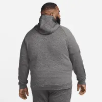 Nike Therma-FIT мужские Pullover Fitness Толстовка с капюшоном цвет серый