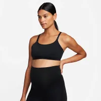 Nike Alate (M) женская Light-Support Lightly Lined Nursing Sports Bra (Maternity) цвет черный