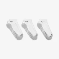 Nike Everyday Max Cushioned тренувальні No-Show шкарпетки (3 пар) колір білий